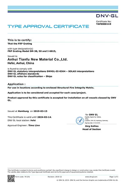 tf composite frp grating