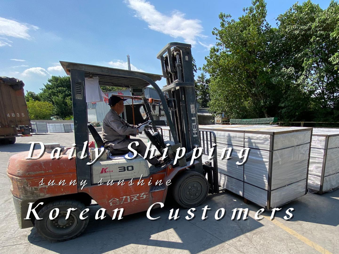 Normal delivery of customer orders from Korea this summer 2024